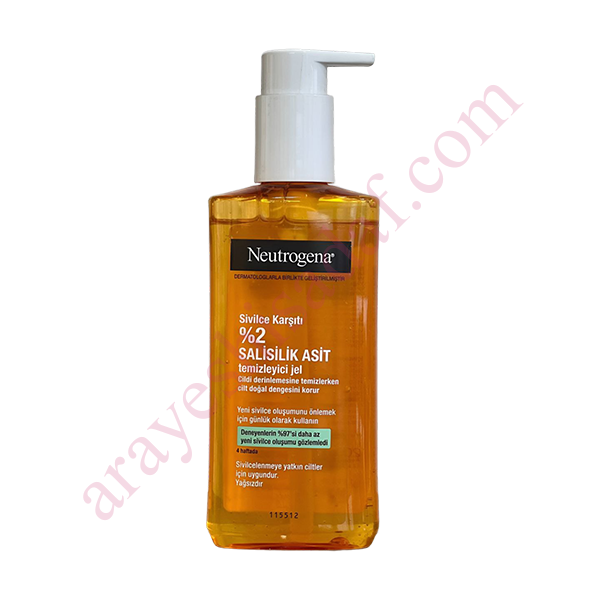 neutrogena1 ژل شوینده صورت ضد جوش نوتروژینا