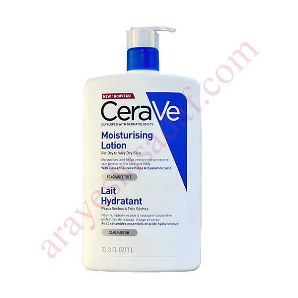 lotion-seravi1 لوشن مرطوب کننده و آبرسان قوی (پوست خشک و دهیدراته و چرب) سراوی1 لیتری